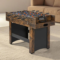 3-In-1 Combo Game Table Set, 54 In. Air Hockey Table, Multi Combination Table with Air Hockey, Ping Pong, Foosball