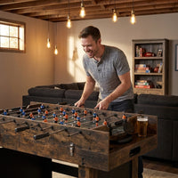 3-In-1 Combo Game Table Set, 54 In. Air Hockey Table, Multi Combination Table with Air Hockey, Ping Pong, Foosball — Lifestyle
