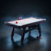 5 Ft. Air Hockey Table with Led Electronic Scorer — Studio Shot