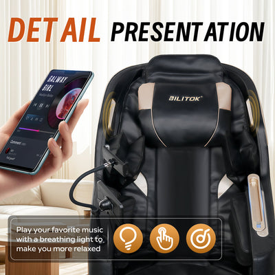 Massage Chair Recliner with Zero Gravity with Full Body Air Pressure