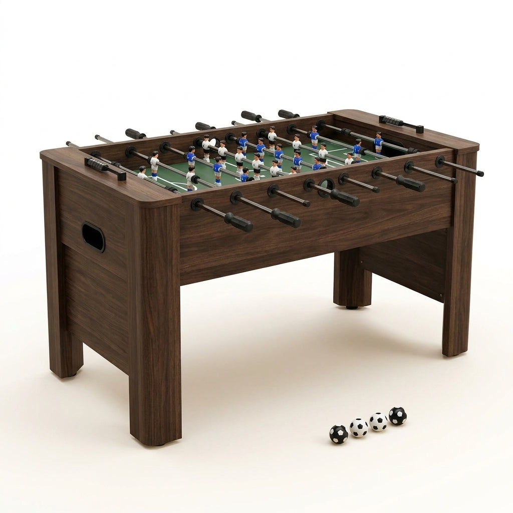 Foosball Table, 55 In. Standard Size Foosball Table, Indoor Full Size Foosball Table for Home, Family, and Game Room — Studio Shot
