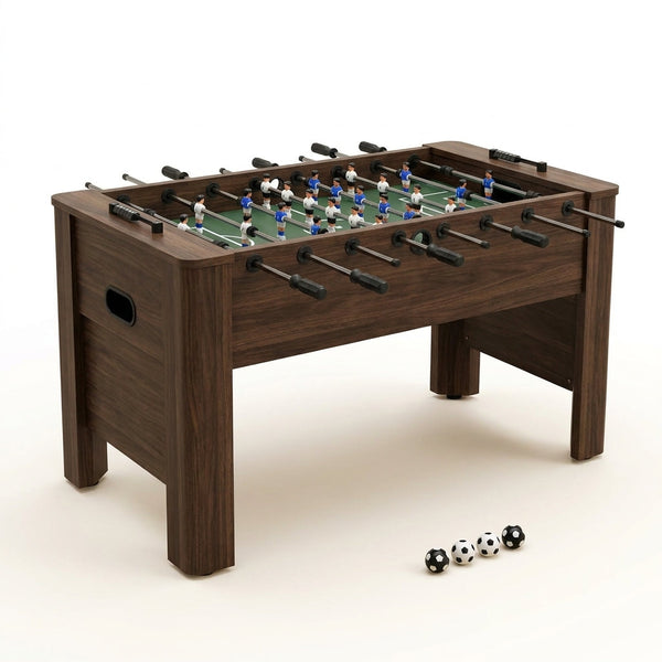 Foosball Table, 55 In. Standard Size Foosball Table, Indoor Full Size Foosball Table for Home, Family, and Game Room — Studio Shot