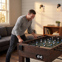 Foosball Table, 55 In. Standard Size Foosball Table, Indoor Full Size Foosball Table for Home, Family, and Game Room — Lifestyle