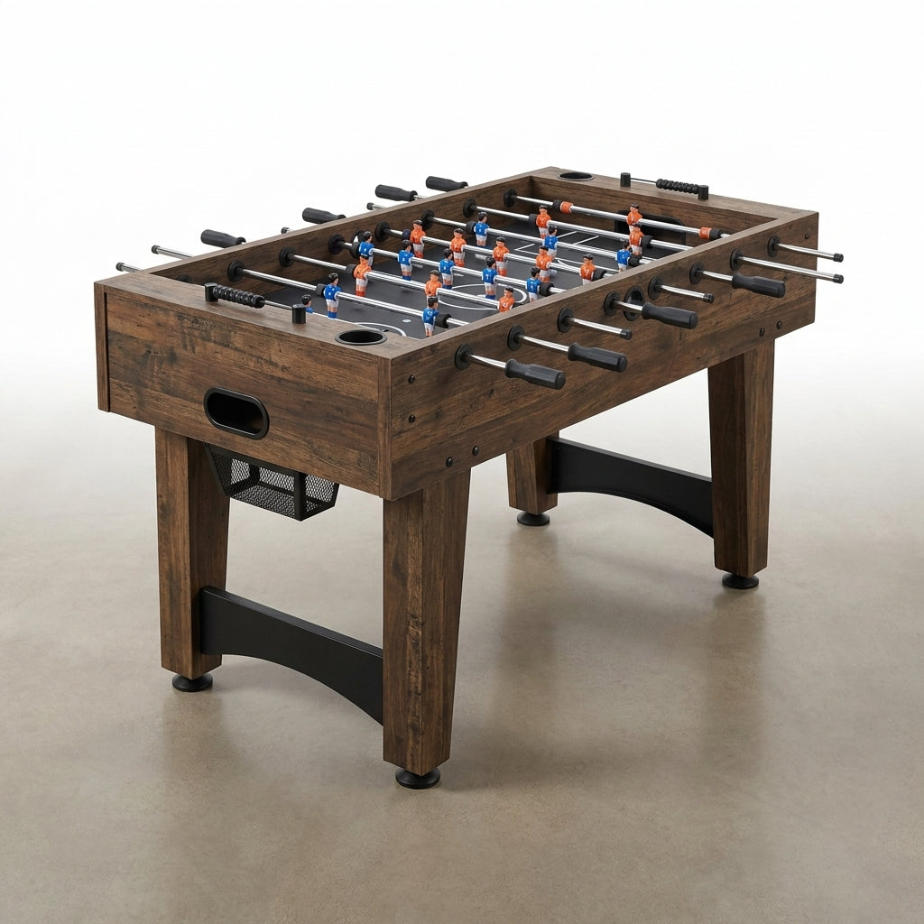 Multi Game Table Built for Game Room Entertainment, Air Hockey, Ping Pong, Foosball, 54 Inch Size — Studio Shot