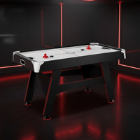 Air Hockey Table Built for Game Room Fun, 5 Ft Size, LED Electronic Scorer, 80 CFM Blower Motor