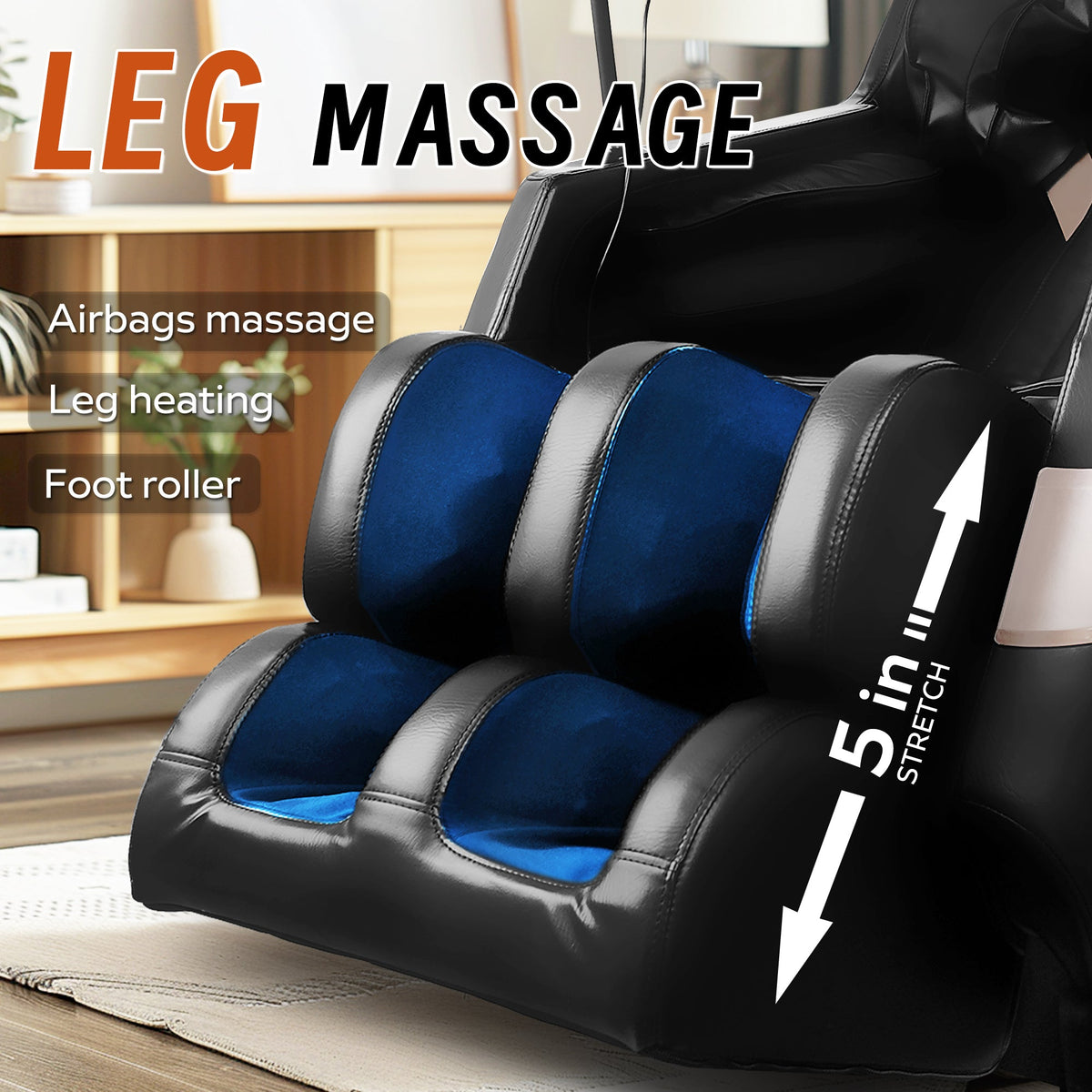 Massage Chair Recliner with Zero Gravity with Full Body Air Pressure